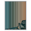 24×30" Metallic Float Frame Canvas - Silver Frame variant