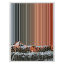 24×30" Metallic Float Frame Canvas - White Frame variant