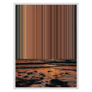 24×30" Float Frame Canvas - White Frame variant