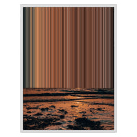 24×30" Float Frame Canvas - White Frame variant
