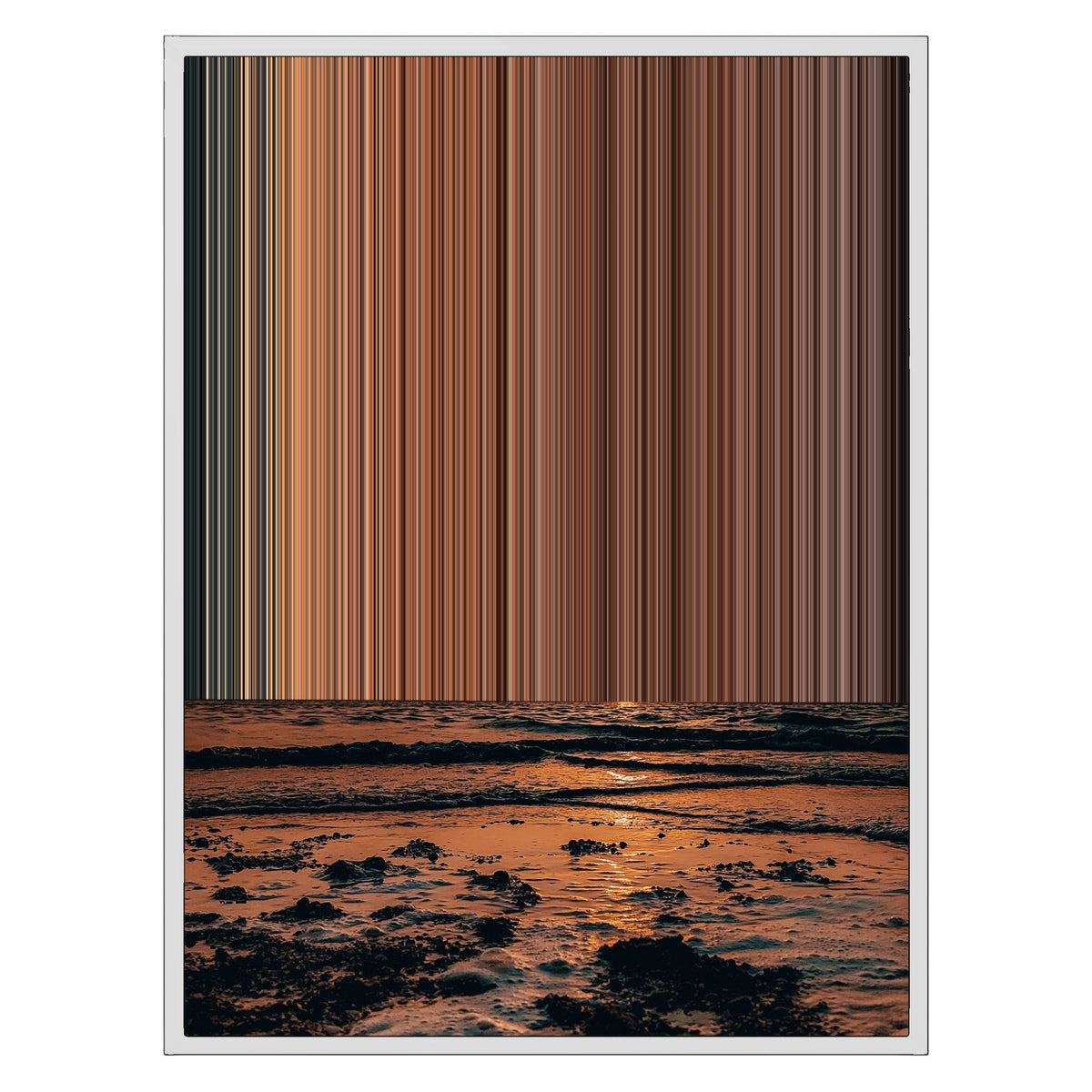 24×30" Float Frame Canvas - White Frame variant