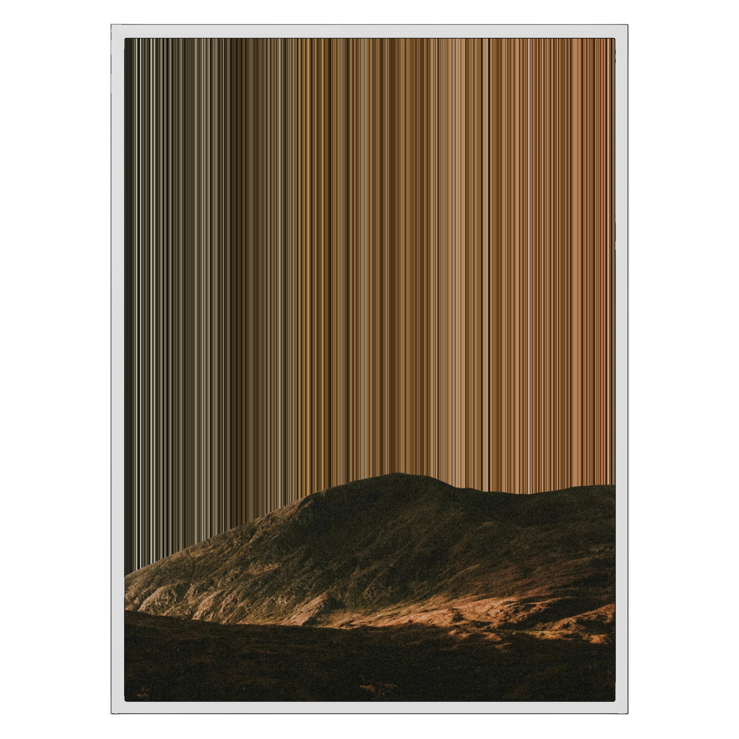 24×30" Metallic Float Frame Canvas - White Frame variant