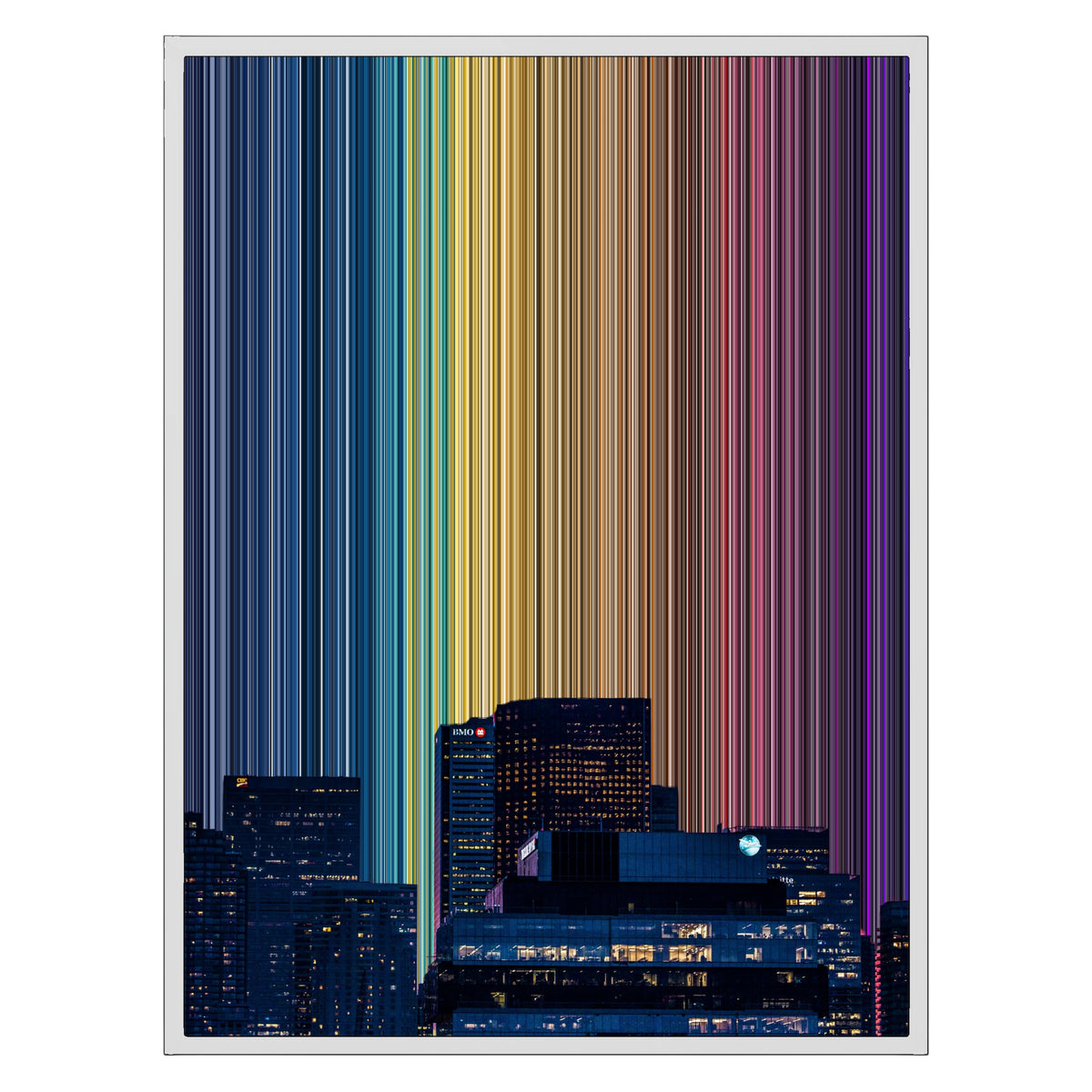 24×30" Float Frame Canvas - White Frame variant