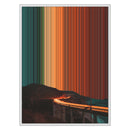 24×30" Metallic Float Frame Canvas - White Frame variant