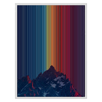 24×30" Float Frame Canvas - White Frame variant