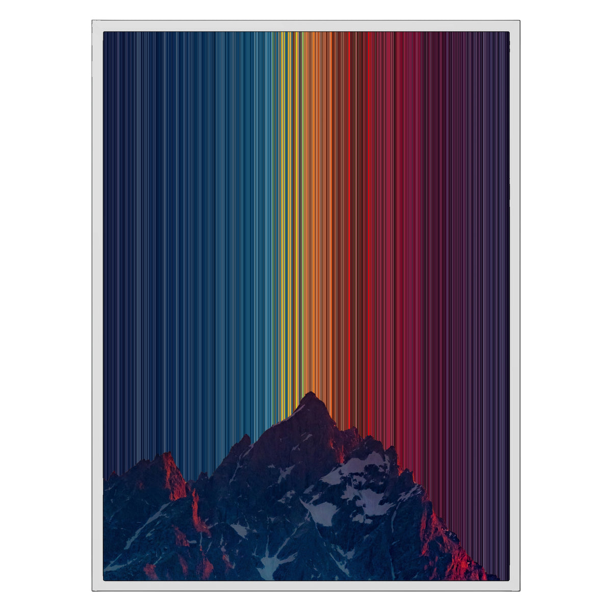 24×30" Float Frame Canvas - White Frame variant
