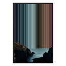 24×34" Metallic Float Frame Canvas - Black Frame variant