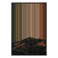 24×34" Metallic Float Frame Canvas - Black Frame variant