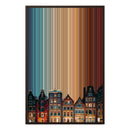 24×34" Metallic Float Frame Canvas - Brown Frame variant