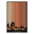 24×34" Metallic Float Frame Canvas - Brown Frame variant