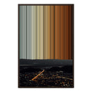 24×34" Metallic Float Frame Canvas - Brown Frame variant