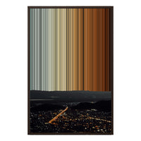 24×34" Metallic Float Frame Canvas - Brown Frame variant