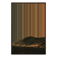 24×34" Metallic Float Frame Canvas - Brown Frame variant