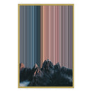 24×34" Metallic Float Frame Canvas - Gold Frame variant