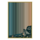24×34" Metallic Float Frame Canvas - Gold Frame variant