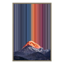 24×34" Metallic Float Frame Canvas - Natural Frame variant