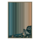 24×34" Metallic Float Frame Canvas - Natural Frame variant