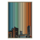 24×34" Metallic Float Frame Canvas - Natural Frame variant