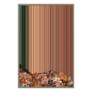 24×34" Metallic Float Frame Canvas - Natural Frame variant