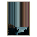 24×34" Metallic Float Frame Canvas - Natural Frame variant