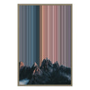 24×34" Metallic Float Frame Canvas - Natural Frame variant