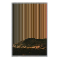 24×34" Metallic Float Frame Canvas - Silver Frame variant