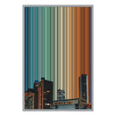 24×34" Metallic Float Frame Canvas - Silver Frame variant