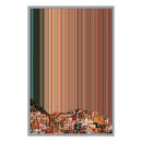 24×34" Metallic Float Frame Canvas - Silver Frame variant