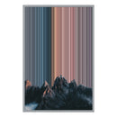 24×34" Metallic Float Frame Canvas - Silver Frame variant