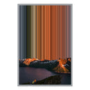 24×34" Metallic Float Frame Canvas - Silver Frame variant