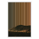 24×34" Metallic Float Frame Canvas - White Frame variant