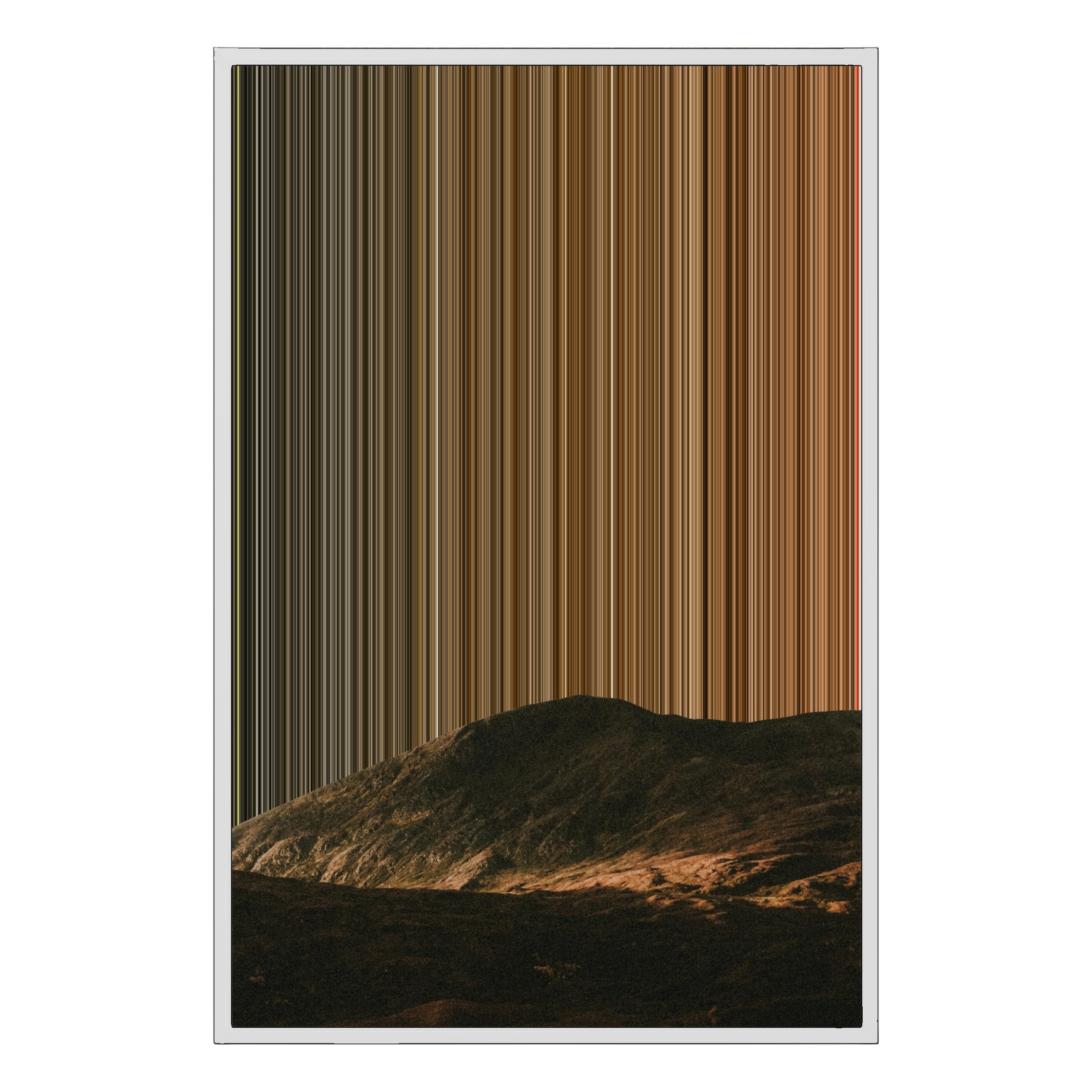 24×34" Metallic Float Frame Canvas - White Frame variant