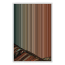 24×34" Metallic Float Frame Canvas - White Frame variant