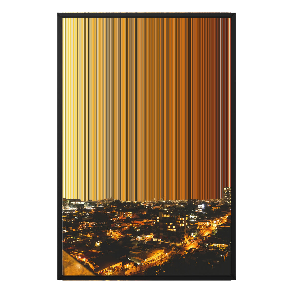Electric Metropolis - Ambient Frequencies No. 001 - CAN-38MM-FRA-MC-24X36-VAR_24x36_Black