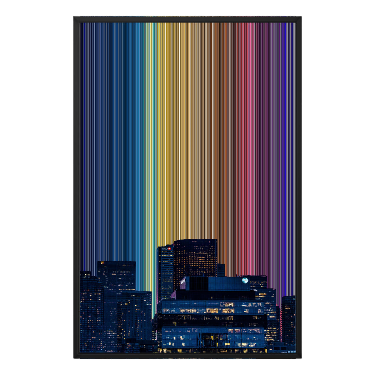 24×36" Float Frame Canvas - Black Frame variant