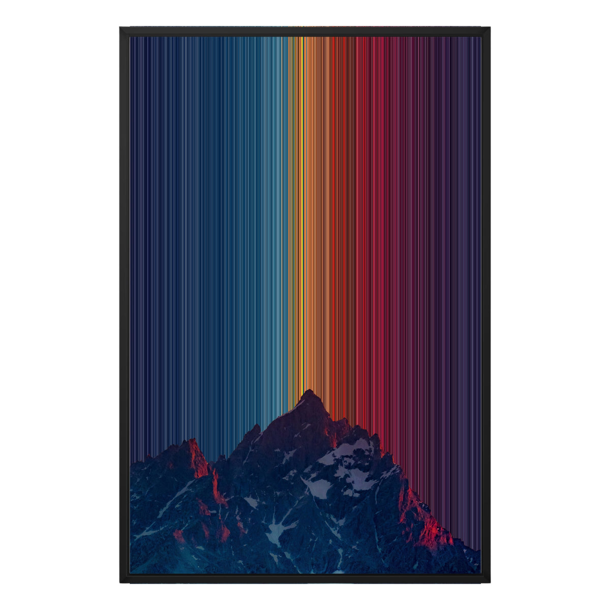24×36" Float Frame Canvas - Black Frame variant