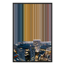 Lærred i floater-ramme, 24×36", sort ramme