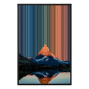 Leinwandbild mit Schattenfugenrahmen im Format 24×36", schwarzer Rahmen