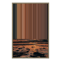 24×36" Float Frame Canvas - Natural Frame variant