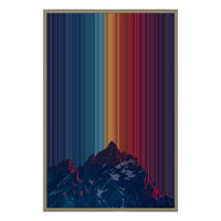 24×36" Float Frame Canvas - Natural Frame variant