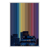 24×36" Float Frame Canvas - White Frame variant