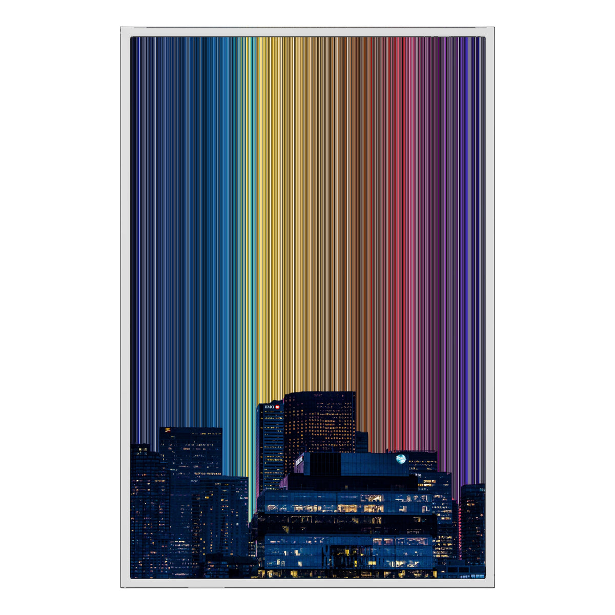 24×36" Float Frame Canvas - White Frame variant