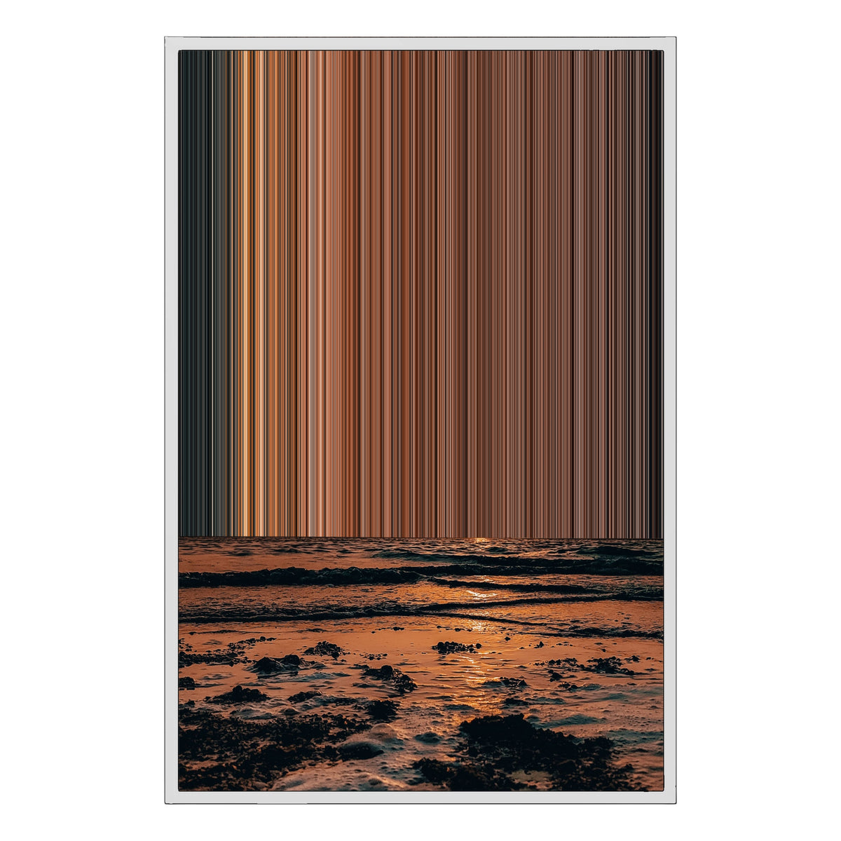 24×36" Float Frame Canvas - White Frame variant