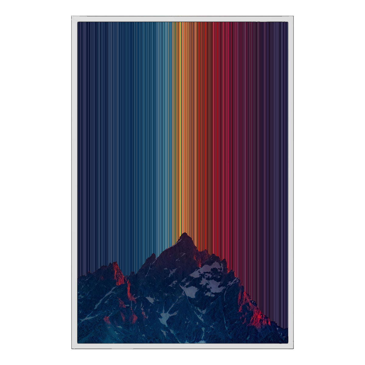 24×36" Float Frame Canvas - White Frame variant