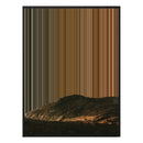 24×38" Metallic Float Frame Canvas - Black Frame variant