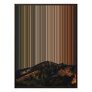 24×38" Metallic Float Frame Canvas - Brown Frame variant