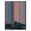 24×38" Metallic Float Frame Canvas - Brown Frame variant