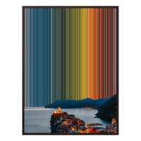 24×38" Metallic Float Frame Canvas - Brown Frame variant