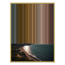 24×38" Metallic Float Frame Canvas - Gold Frame variant