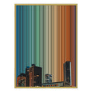 24×38" Metallic Float Frame Canvas - Gold Frame variant